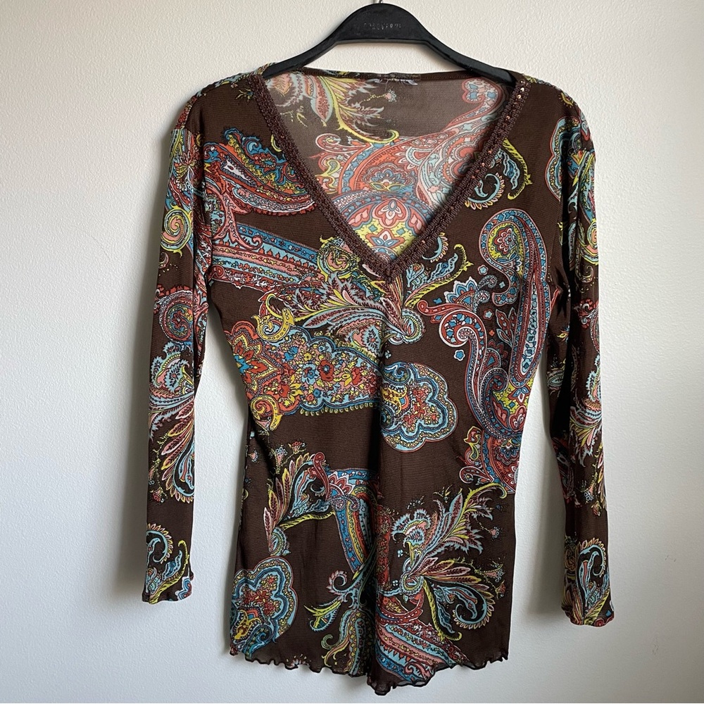 C&A mesh paisley fairy top - Picture 2 of 7
